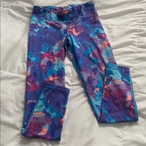 Girls champion colorful leggings M 7/8